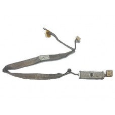 14G100313502 silver Шлейф инвертора с микрофоном и веб-камерой для ноутбука ASUS F3S, M51, X56 (серебристый корпус веб-камеры)