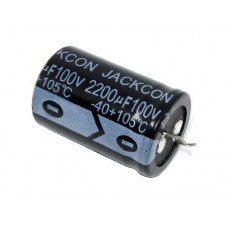Jackcon 2200x100 Конденсатор электролитический 2200µF 100V Jackcon