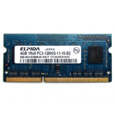 EBJ40UG8BBU0-GN-F Модуль памяти SO-DIMM DDR3 PC-12800 4Gb Elpida [EBJ40UG8BBU0-GN-F] с разбора