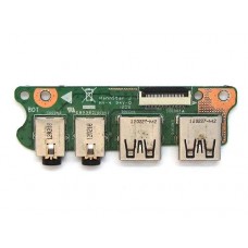 BIC50 IO BOARD REV:2.1 / 08N2-1D74J00 Плата с разъемами USB и Audio для ноутбука Acer Travelmate 5744, TM5744Z