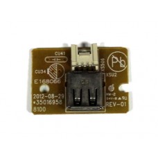 35016958 Плата с разъемом USB для телевизора DNS K42DS712