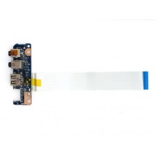 VA70/VG70 IO BOARD REV:2.1 Плата с разъемами USB и Audio для ноутбука Packard Bell VG70, LV11HC, LV44HC, Acer Aspire E1-731, E1-771, Acer Travelmate P273