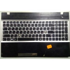 BA75-03317C_used Клавиатура для ноутбука Samsung NP300V5A, NP300V5A-S0ZRU с топкейсом, черная