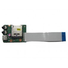 DA0LZ3TH6F0 REV:F Плата с разъемами USB, Audio, SDCARD для ноутбука Lenovo Z580 Z585
