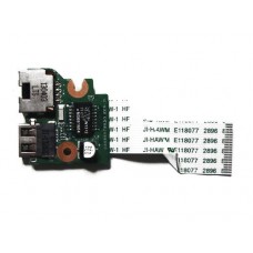 DA0R65TB6D0 REV:D Плата с разъемами USB, LAN для ноутбука HP Pavilion 15-E 17-E