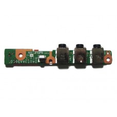 DAUT3AAB6C0 REV:C Плата с разъемами Audio и датчиком IR для ноутбука HP Pavilion dv6-2000