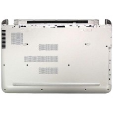 809022-001 Нижняя панель (поддон) для ноутбука HP Pavilion 15-ab, серебро