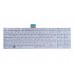 V130426CK1 Клавиатура для ноутбука Toshiba Satellite P850, P855, p870, p870d, p875, p875d, белая с рамкой, верт. Enter