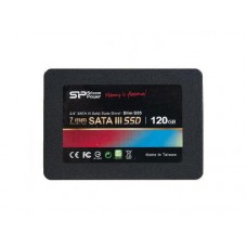 SP120GBSS3S55S25 Жесткий диск SSD 120Gb, SATA III, 2.5", Silicon Power Slim S55
