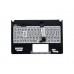 90R-N4O1K1K80U Клавиатура для ноутбука Asus X401, X401A, X401U с топкейсом, черные кнопки, красная панель