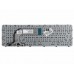 720670-251 Клавиатура для ноутбука HP Pavilion 17, 17-e, черная без рамки, гор. Enter