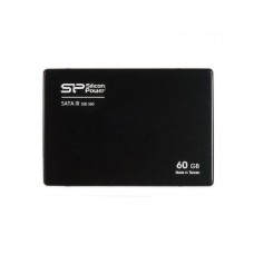 SP060GBSS3S60S25 Жесткий диск SSD 60Gb, SATA III, 2.5", Silicon Power Slim S60