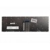 25205680 Клавиатура для ноутбука Lenovo IdeaPad U510, Z710, серебристая рамка, черные кнопки, с подсветкой, гор. Enter