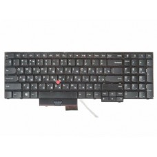 00HN023 Клавиатура для ноутбука Lenovo Thinkpad E550, E550C, E555, E560, E565, черная с рамкой, с трекпоинтом, гор. Enter
