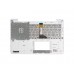 90NB0623-R31RU0 Клавиатура для ноутбука Asus X555LD-3G с топкейсом, белая панель, черные кнопки