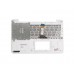 90NB00AK9-R31RU0 Клавиатура для ноутбука Asus X555SJ-7L с топкейсом, белая панель, черные кнопки
