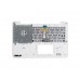 90NB0629-R31RU0 Клавиатура для ноутбука Asus X555LD-7L с топкейсом, белая панель, черные кнопки