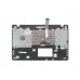 90NB06W5-R30190 Клавиатура для ноутбука Asus X751LN-3C с топкейсом, серебристая панель, черные кнопки