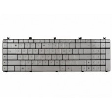 0KNB0-7200RU00 Клавиатура для ноутбука Asus 363MM WAVE серебристая N55, N55S, N55SF, N55SL, N75, N75S,N75SF, N75SL, X5QS, X5QSF, PRO7DS, PRO7DSF, PRO7DSL, X7DS, X7DSF, X7DS