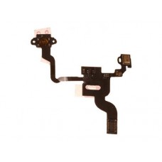821-1246-A Шлейф кнопки включения с микрофоном для Apple iPhone 4