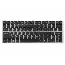 A1803985A Клавиатура для ноутбука Sony Vaio VPC-YB, VPCYB2L1R, VPC-YB, VPC-YA, VPCYB3Q1R, VPCYB3Q1G, PCG-31312V, черная с рамкой, гор. Enter
