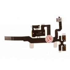 821-1336-A Шлейф с аудио разъемом и кнопками громкости для Apple iPhone 4S, белый