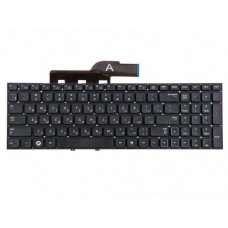 BA59-03075C Клавиатура для ноутбука Samsung NP300E5A, NP300E5A-A01RU, NP300E5A-S01UA, NP300E5A-S03UA, NP300E5C, NP300E5Z, NP300E5Z-A01UA, NP300E5Z-S01UA, NP300E5Z-S02UA, NP300V5A-S04UA, NP300V5A-S05UA, черная без рамки, гор. Enter