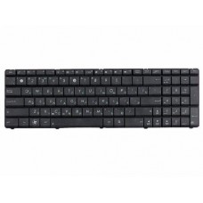 04GN5I1KRU00-7 Клавиатура для ноутбука Asus K53Br, K53By, K53Ta, K53Tk, K53U, K53Z, K73Br, K73By, K73Ta, K73Tk, X53U, черная, высокие кнопки со скосом, гор. Enter