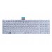V130426CK1 Клавиатура для ноутбука Toshiba Satellite P850, P855, p870, p870d, p875, p875d, белая с рамкой, верт. Enter
