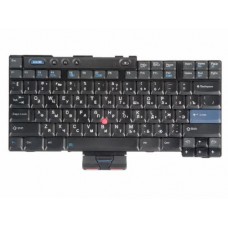 MP-04163US-387 Клавиатура Lenovo ThinkPad T40, T41, T42, T43, T43p, R50, R51, R52, черная с подсветкой, с трекпоинтом, гор. Enter
