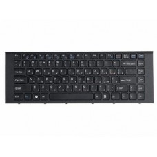 148969761 Клавиатура для ноутбука Sony Vaio VPC-EG, VPC-EK, VPCEG1S1R, VPCEG1S1R, VPCEK3S1R, VPCEK2S1R, VPCEK3S1R, PCG 61911V, черная с рамкой, гор. Enter