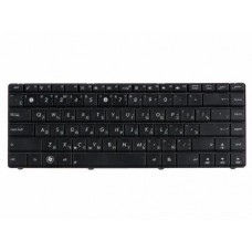 04GN0N1KRU00-2 Клавиатура для ноутбука Asus B43, K84, N43, P42, P43, черный [04GN0N1KRU00-2] (с разбора)