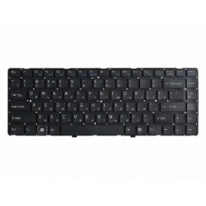 148792071 Клавиатура для ноутбука Sony Vaio VPC-EA, VPCEA1S1R, VPCEA2M1R, VPCEA2S1R, VPCEA3S1R, VPCEA3M1R, VPCEA4M1R, PCG-61211V, черная без рамки, гор. Enter
