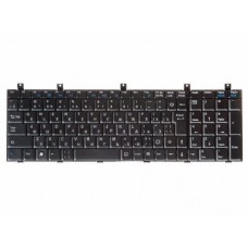 S1N-3URU281-C54 Клавиатура для ноутбука MSI X600, CR600, CR610, CR700, CX500, CX600, CX605, CX700, EX600, EX610, EX620, EX625, EX630, EX700, ER710, VR600, VX600, черная, верт. Enter