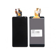 Дисплей в сборе с тачскрином для LG Optimus G E971 черный