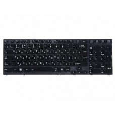 PK130CX1A11 Клавиатура для ноутбука Toshiba Satellite A660, A660D, A665, A665D, Qosmio X770, P750, P755, черная с рамкой, с подсветкой, верт. Enter