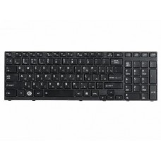 NSK-TQ1GC Клавиатура для ноутбука Toshiba Satellite A660, A660D, A665, A665D, Qosmio X770, P750, P755, черная с рамкой, гор. Enter