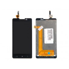 Дисплей в сборе с тачскрином для Lenovo P780 черный