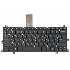 V136602AS1 Клавиатура для ноутбука Dell XPS 10 Tablet, черная без рамки, с гор. Enter