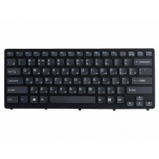148756161 Клавиатура для Sony Vaio VPC-CW, VPCCW1E1R, VPCCW1E8R, VPCCW1S1R, VPCCW2S1R, черная с рамкой, гор. Enter
