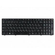 25210962 Клавиатура для ноутбука Lenovo G500, G505, G510, G700, G710, черная с рамкой, гор. Enter
