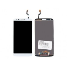 Дисплей в сборе с тачскрином для LG G2 D802, белый