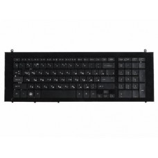 MP-09K13U4-4423 Клавиатура для ноутбука HP Probook 4720, 4720s, черная с рамкой, верт. Enter