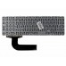 720670-251 Клавиатура для ноутбука HP Pavilion 17, 17-e, черная без рамки, гор. Enter