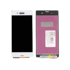 Дисплей в сборе с тачскрином для Sony Xperia Z3 Dual (D6633) белый