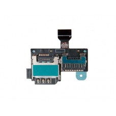 Шлейф с разъемом SIM карты и карты памяти для Samsung Galaxy S4 Mini i9190 AAA