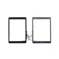 Тачскрин с кнопкой Home и клейкой лентой для Apple iPad Air, черный