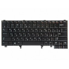 V118925BS3 Клавиатура для ноутбука Dell Latitude E6220, E6320, E6420, E6430, E5420, черная, гор. Enter