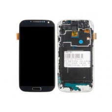 Дисплей в сборе с тачскрином и передней панелью для Samsung Galaxy S4 GT-I9505 синий AAA