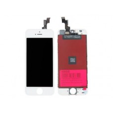 Дисплей для Apple iPhone 5S в сборе с тачскрином, белый яркий